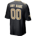 New Orleans Saints - Custom Game Jersey - Black