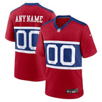 New York Giants - Century Alternate Custom Game Jersey - Red