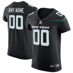 New York Jets - Stealth Custom Jersey - Black