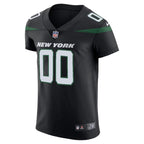 New York Jets - Stealth Custom Jersey - Black