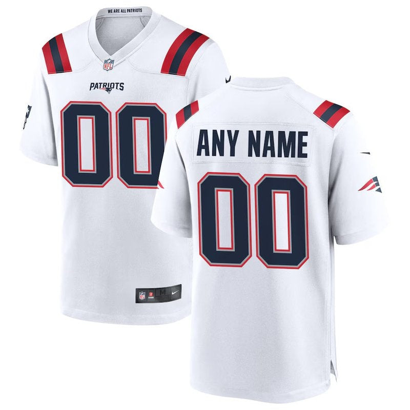 Patriots - Custom Game Jersey - White