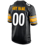 Pittsburgh Steelers - Custom Game Jersey - Black