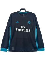 Real Madrid 17/18 II Away Jersey - Long Sleeve Retro Version