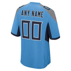 Tennessee Titans - Alternate Custom Game Jersey - Light Blue