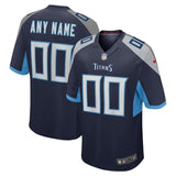Tennessee Titans - Custom Jersey - Navy