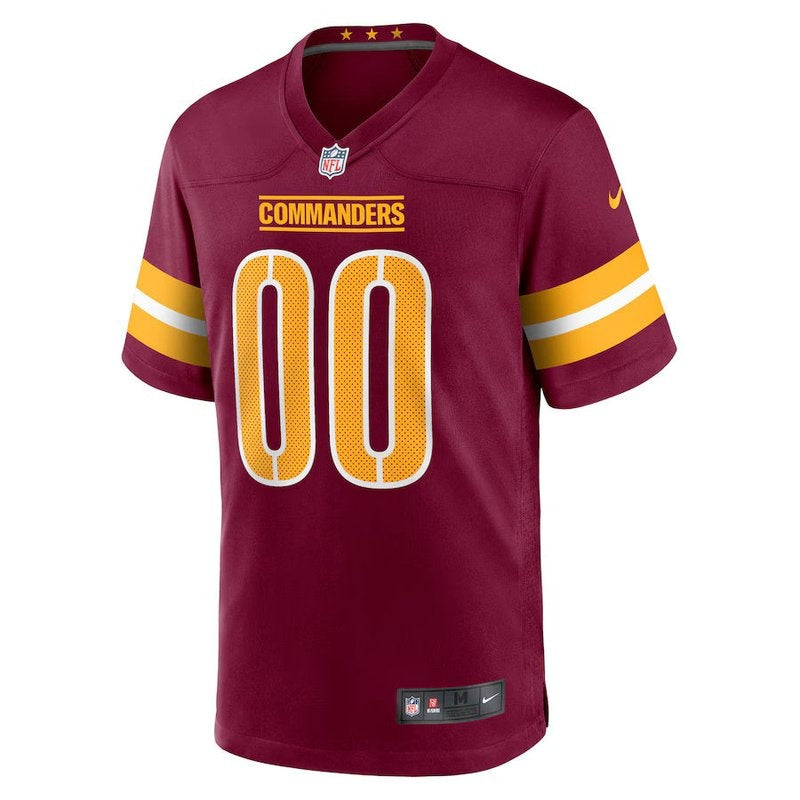 Washington Commanders - Burgundy Custom Game Jersey