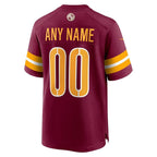 Washington Commanders - Burgundy Custom Game Jersey
